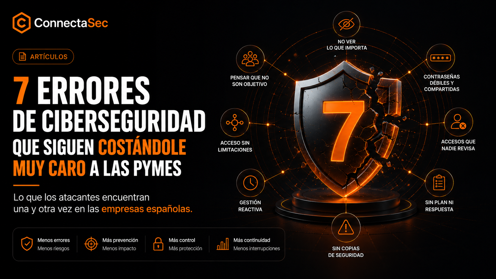 Los 7 errores de ciberseguridad que están destrozando a las PYMEs españolas en 2026